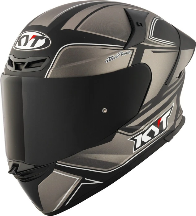 KYT TT-Revo Tourist matt schwarz/grau