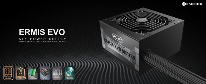 Raijintek ERMIS EVO 650B 650W, ATX 3.1