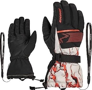 Ziener Gentian AS Skihandschuhe orange