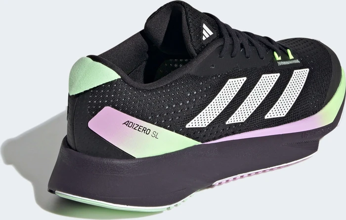 adidas Adizero SL core black/zero metalic/green spark (Damen)