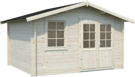 Palmako Klara 10.4m² Gartenhaus transparent tauchgrundiert
