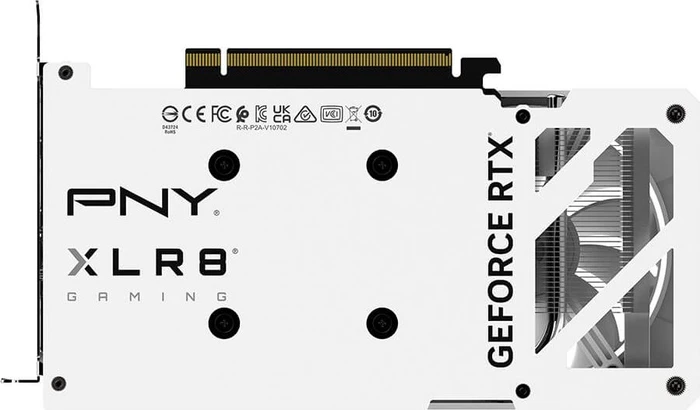 PNY GeForce RTX 4060 XLR8 Gaming Verto Overclocked White Edition, 8GB GDDR6, HDMI, 3x DP