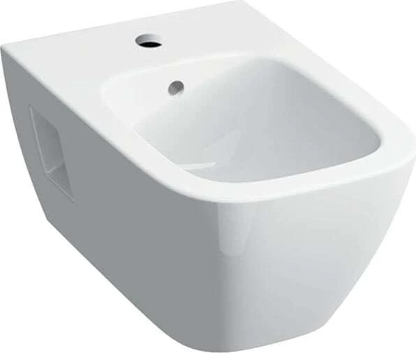 Geberit Renova Plan Wandbidet teilgeschlossene Form weiß