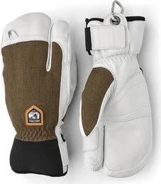 Hestra Army Leather Patrol 3-Finger Skihandschuhe olive