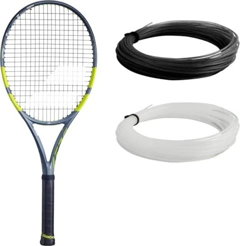 Babolat Pure Aero 98 Gen9 Tennisschläger metallic grau/fluo gelb