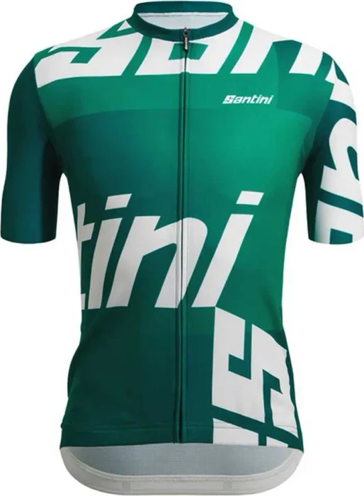 Santini Karma Logo Trikot kurzarm grün (Herren)