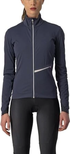 Castelli Go Fahrradjacke dark steel blue/soft pink (Damen)