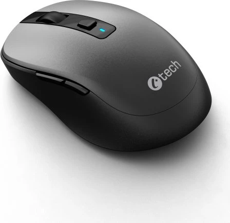 C-Tech WLM-19 Silent Dual-Mode Wireless Mouse schwarz, USB/Bluetooth