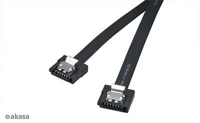 Akasa Proslim SATA Kabel schwarz 0.30m