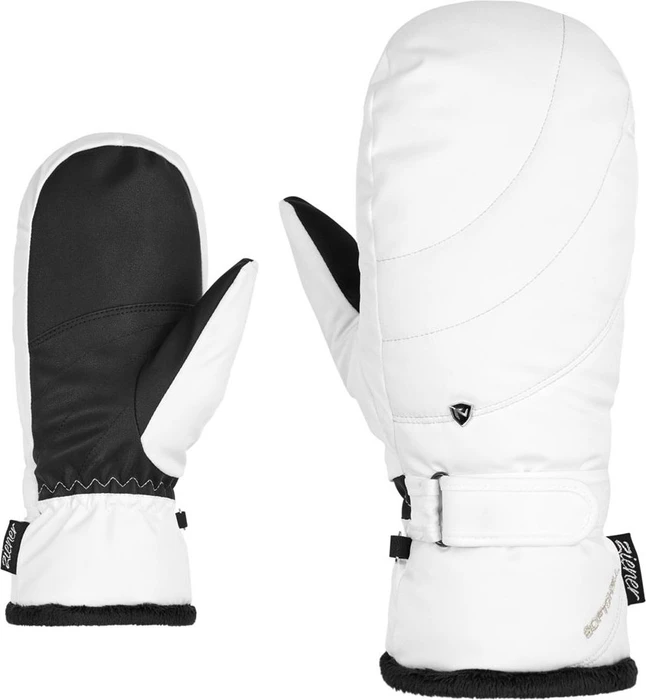 Ziener Kahlia PR Mitten Skihandschuhe weiß (Damen)