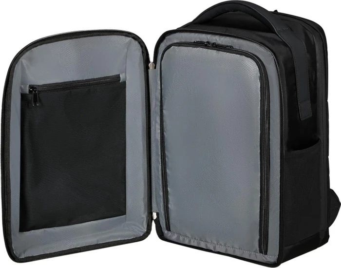 Samsonite Litepoint, Underseat Backpack XS, Untersitz Handgepäck, Kabinentasche, Flugzeug Rucksack, 40cm, 21l, schwarz