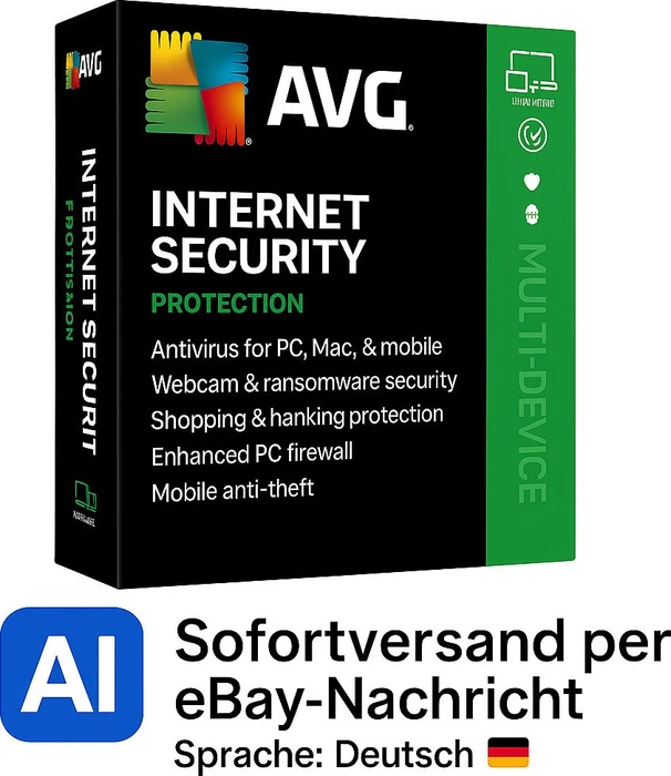 AVG Internet Security 2019, 1 User, 1 Jahr (deutsch) (PC)
