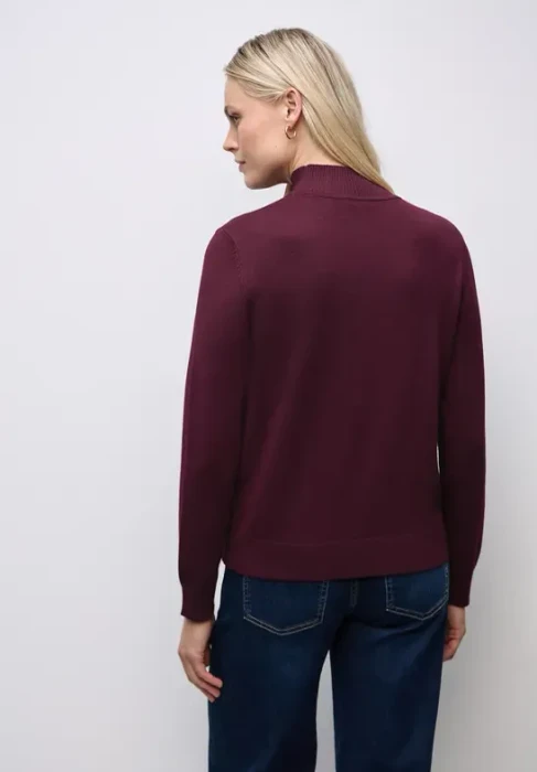 Street One Turtleneck Pullover wildberry red (Damen)