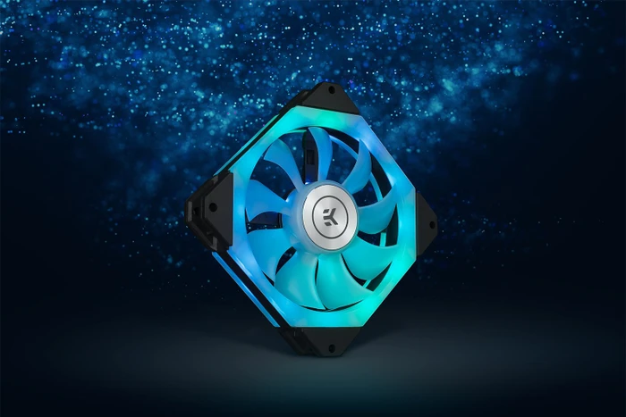 EK Water Blocks EK-Quantum Impulse 120 D-RGB Black, 400-1800rpm, LED-Steuerung, 120mm