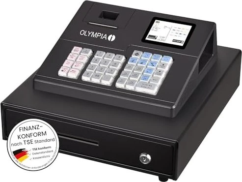 Olympia K100 schwarz, Kassensystem