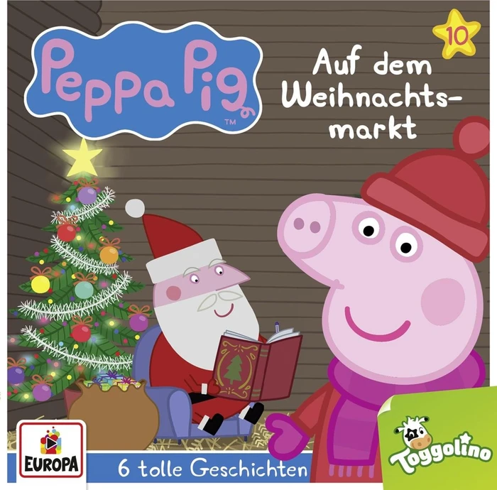 Peppa Pig CD 10 - Auf dem Weihnachtsmarkt (und 5 weitere Geschichten)