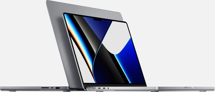 Apple MacBook Pro 14.2", silber, M1 Pro - 8 Core CPU / 14 Core GPU, 16GB RAM, 512GB SSD, DE [2021]