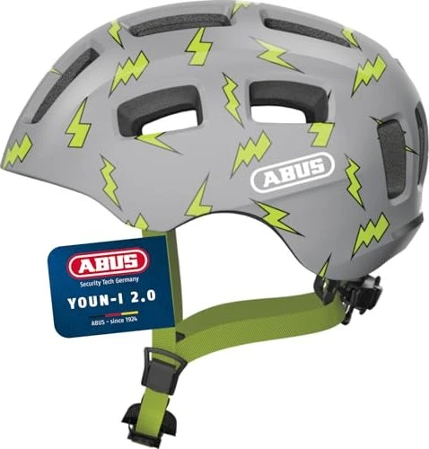ABUS Youn-I 2.0 Kinderhelm grey flash
