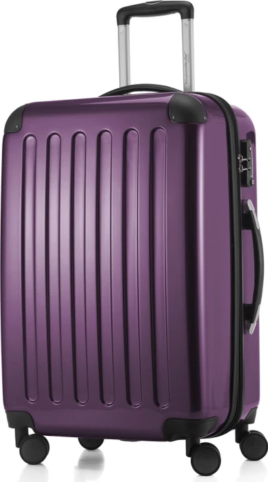 Hauptstadtkoffer Alex TSA Spinner erweiterbar 65cm aubergine glänzend