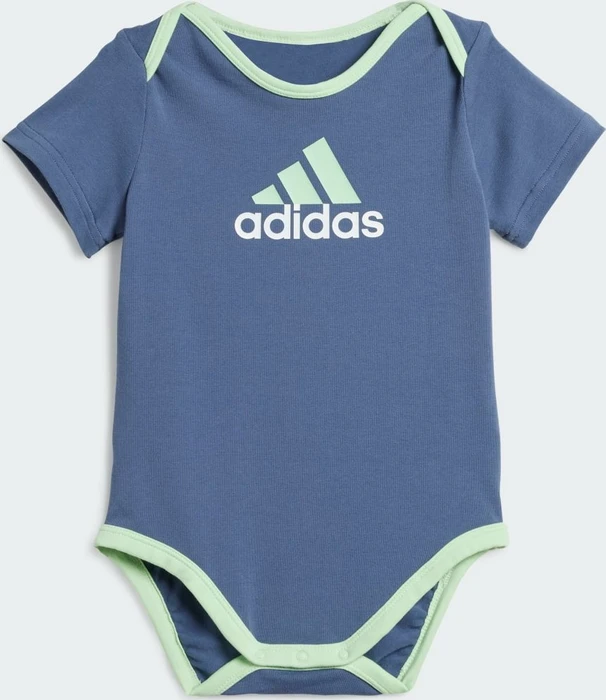 adidas Essentials Big Logo Body und Beanie Geschenk Set preloved ink/green spark (Junior)