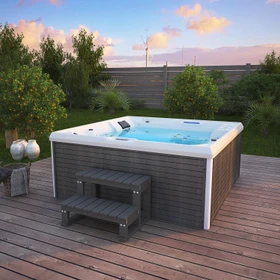 Home Deluxe Stream Big Whirlpool Set quadratisch 208x208x88cm
