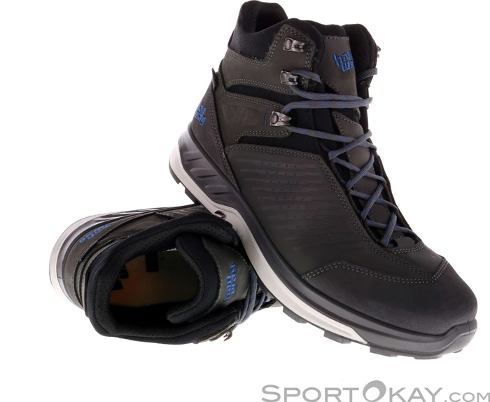 Hanwag Bluestrait Mid ES asphalt/seablue (Herren)