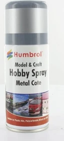 Humbrol Acrylic Spray Paint 27002 polished aluminium metalcote, 150ml