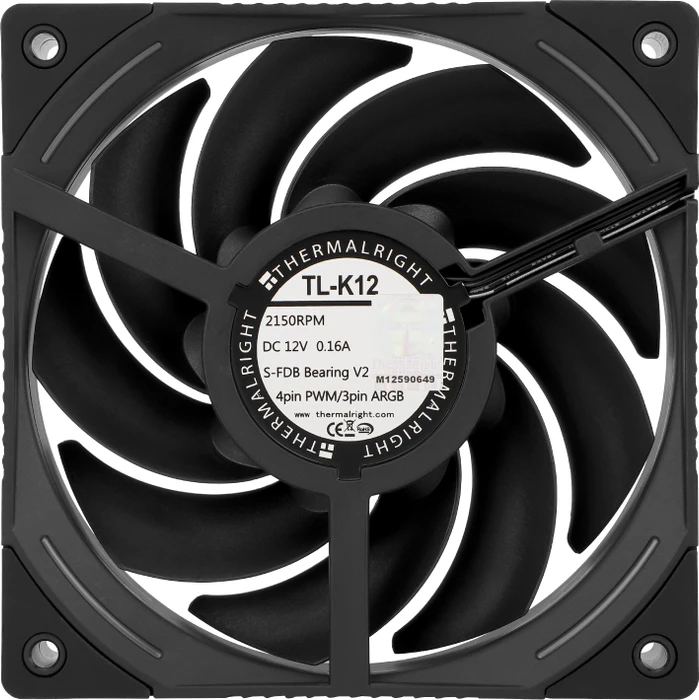 Thermalright TL-K12, schwarz, 120mm