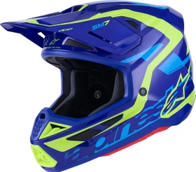 Alpinestars S-M7 Deed blau/gelb