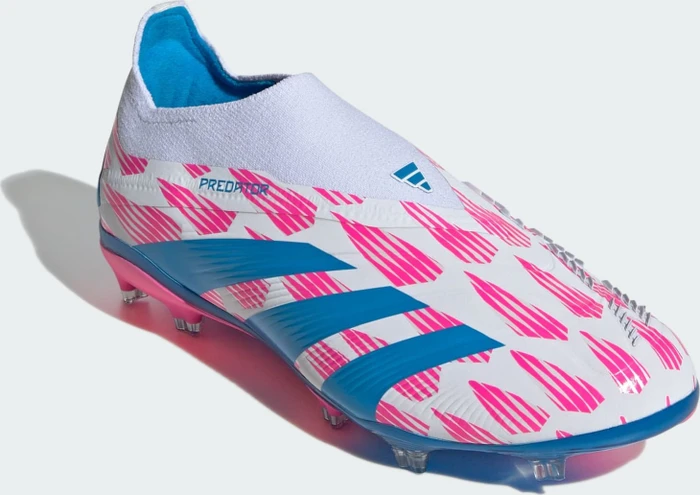 adidas Predator Elite Laceless AG cloud white/solar blue/solar pink (Junior)
