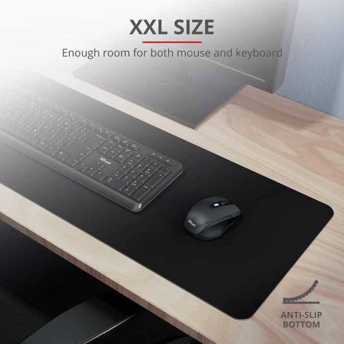 Trust Mouse Pad XXL, 930x300mm, schwarz