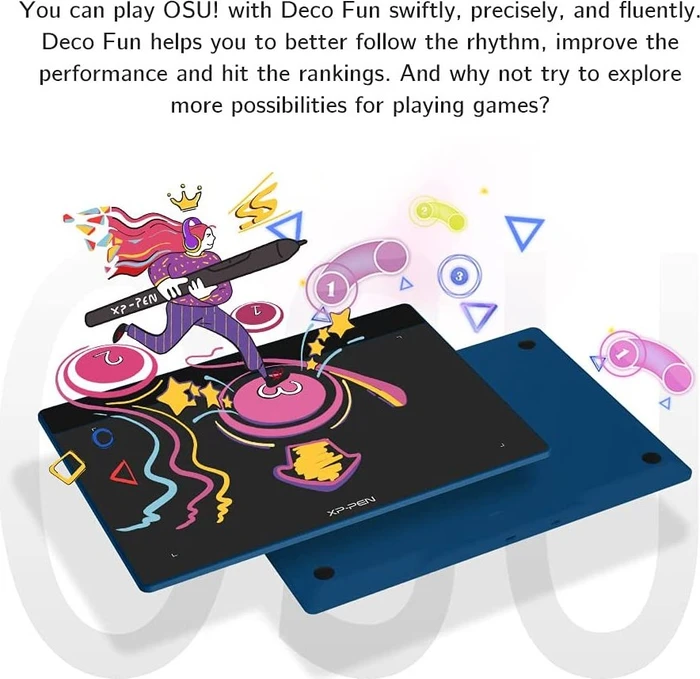 XP-Pen Deco Fun L, Space Blue