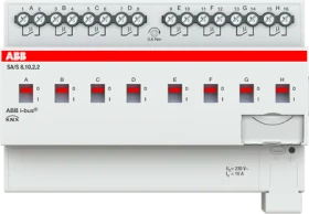 ABB SA/S8.10.2.2 Schaltaktor 8-fach, 230V, 10A, 8TE REG, Schaltaktor (2CDG110259R0011)