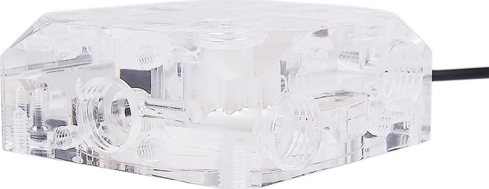Alphacool Eisdecke Acryl DDC Pumpenaufsatz V4, G1/4
