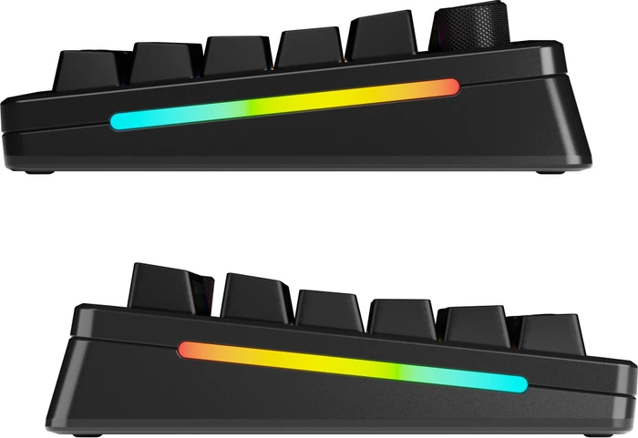 Glorious GMMK 3 Pro Wireless 75% Pre-built Gaming Keyboard, schwarz, LEDs RGB, Glorious Fox MX, USB, US