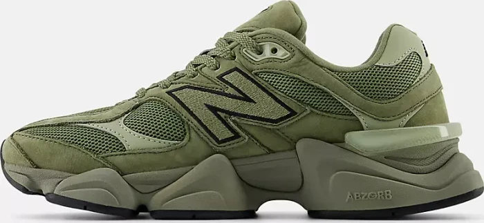 New Balance 9060 dark olivine/olivine/black