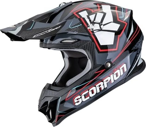 Scorpion VX-16 Evo Air Rok schwarz/grau/rot/weiß