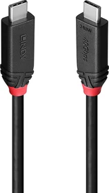Lindy Black Line, 240W, schwarz, 2m (verschiedene Markenbezeichnungen)
