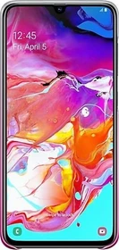 Samsung Gradation Cover für Galaxy A70 pink