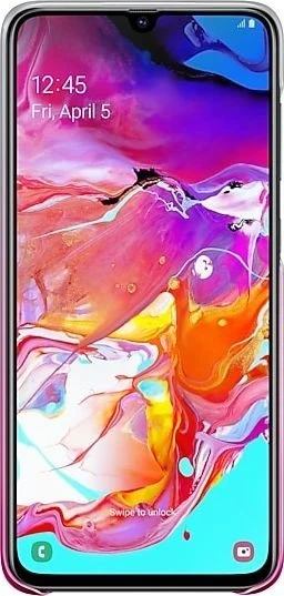 Samsung Gradation Cover für Galaxy A70 pink