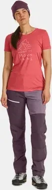 Ortovox Westalpen Softshell Hose lang dark wild berry (Damen)