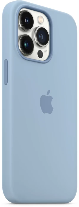 Apple Silikon Case mit MagSafe für iPhone 13 Pro dunstblau