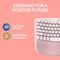 Logitech Wave Keys, Rose, Logi Bolt, USB/Bluetooth, US Vorschaubild