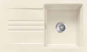 systemceram Kara 85 F Einbau Becken reversibel magnolie