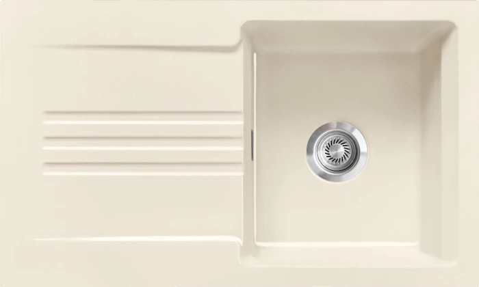 systemceram Kara 85 F Einbau Becken reversibel magnolie