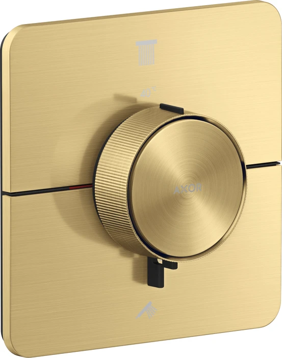 Hansgrohe Axor ShowerSelect ID softsquare Thermostat für 2 Verbraucher brushed gold optic
