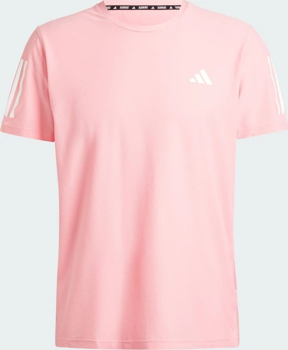 adidas Own The Run Laufshirt kurzarm semi pink spark (Herren)