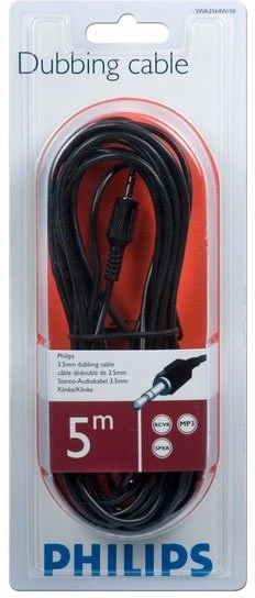 Philips 3.5mm Klinke Kabel 5m