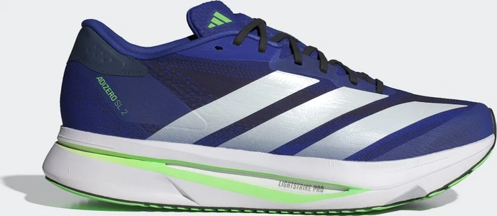 adidas Adizero SL2 lucid blue/cloud white/lime burst (Herren)