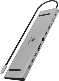 RaidSonic Icy Box IB-DK2106A-CPD 11-in-1 USB-C Dock, USB-C 3.0 [Stecker] (61145)